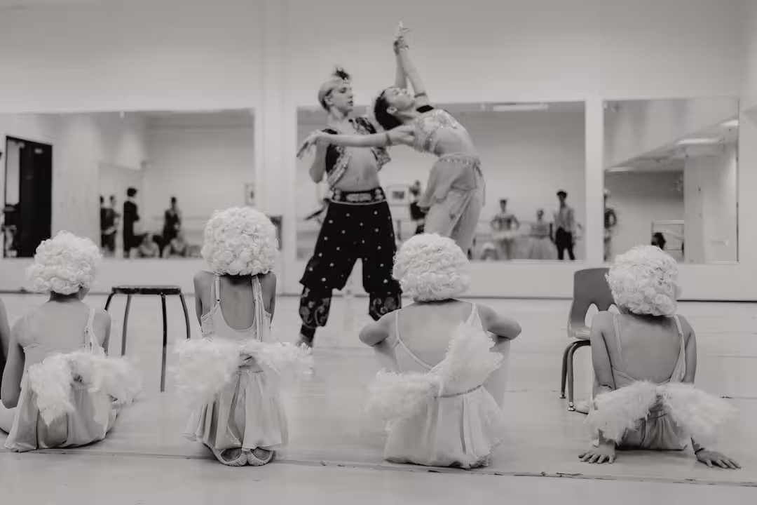 man and woman dancing