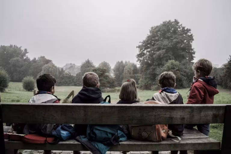 children outdoor nature