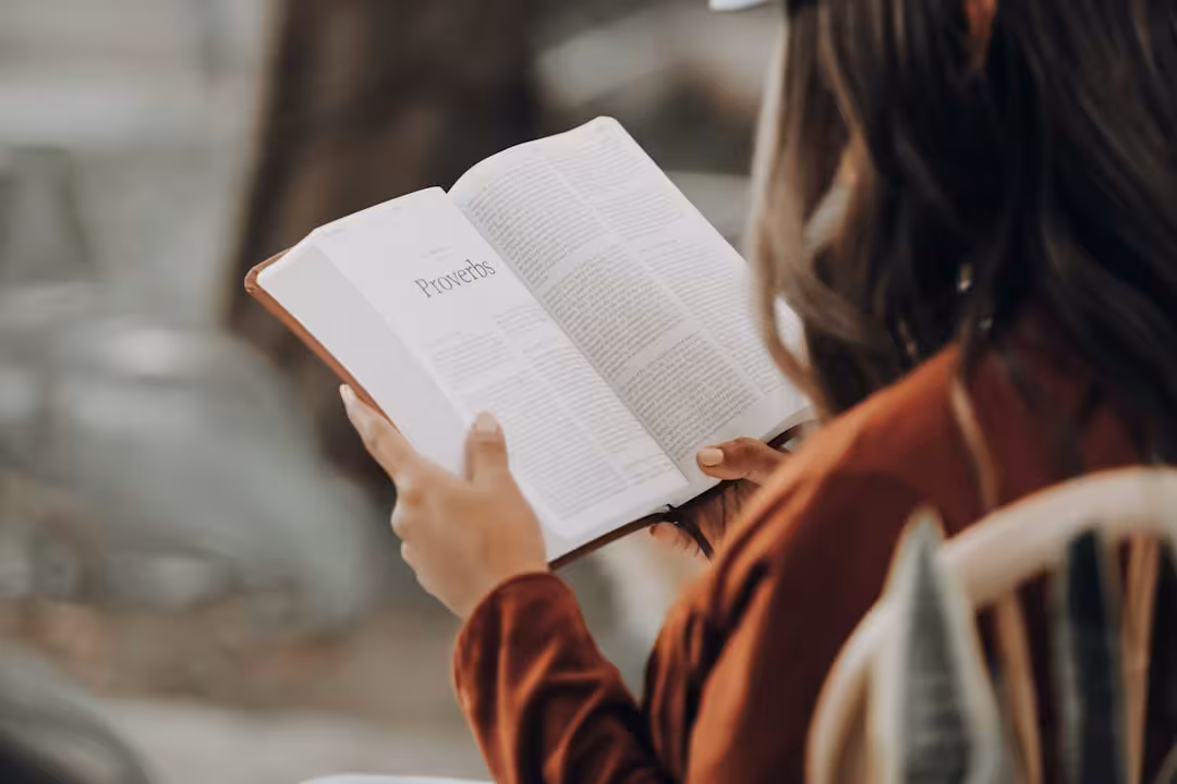 child reading book