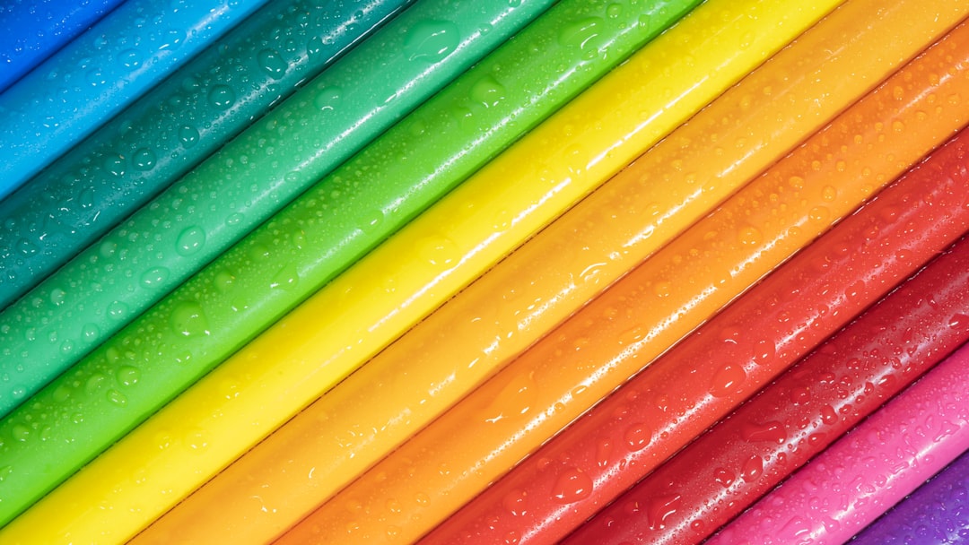 art supplies colorful