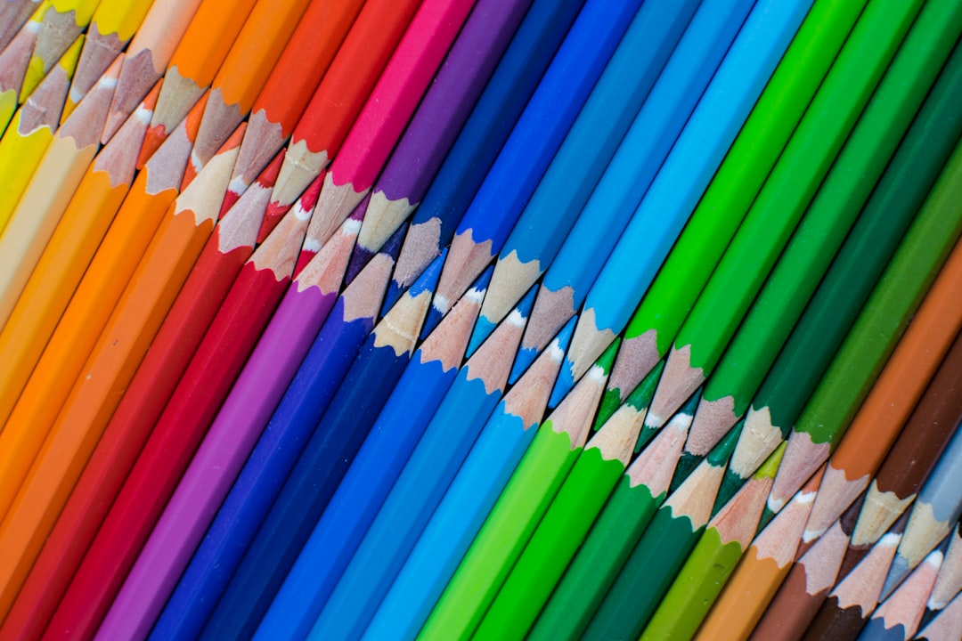 art supplies colorful