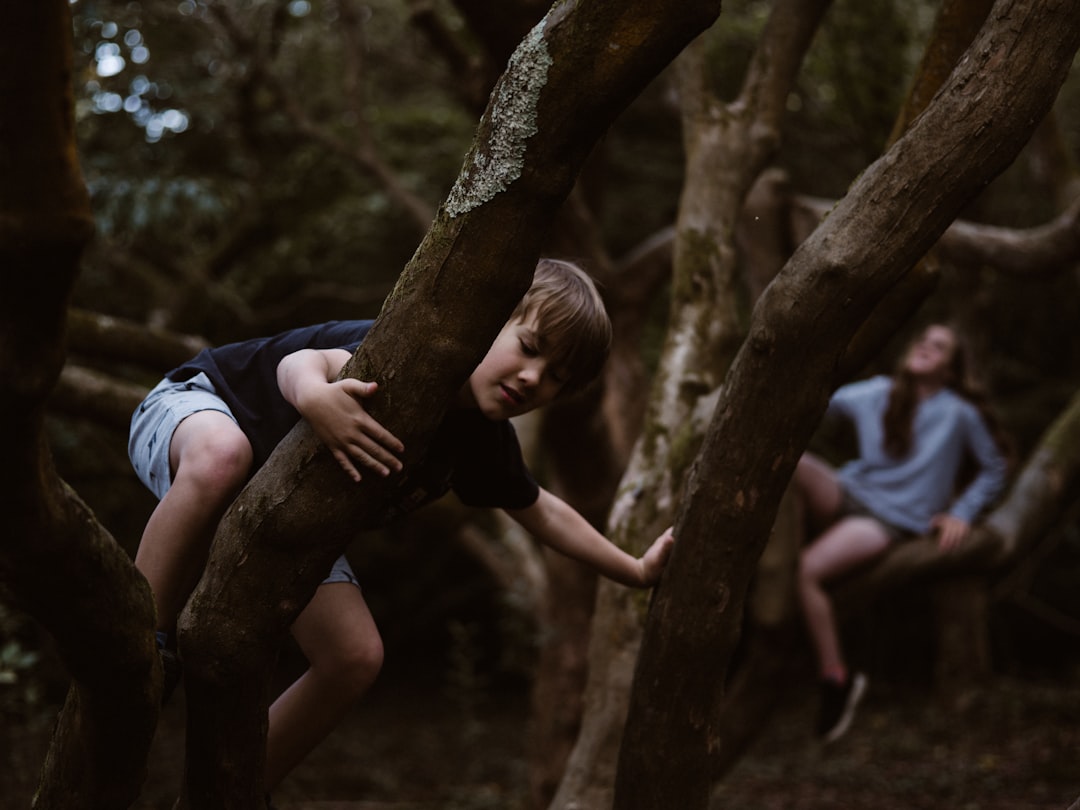 children outdoor nature