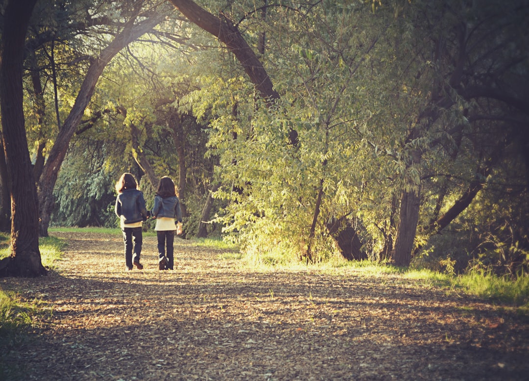 children outdoor nature