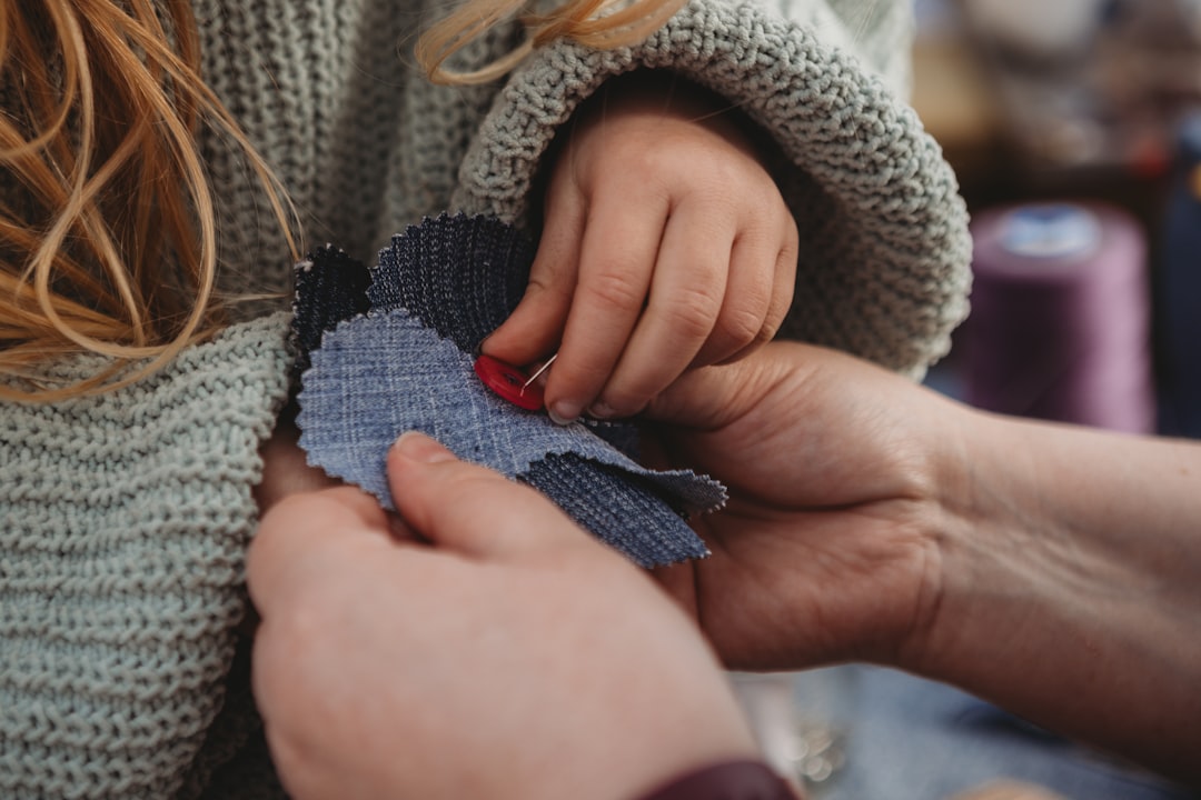 children hands learning