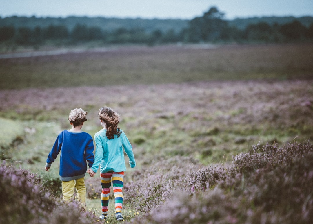 children outdoor nature