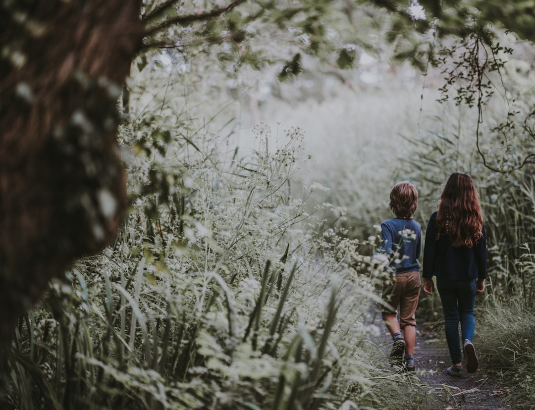 children outdoor nature