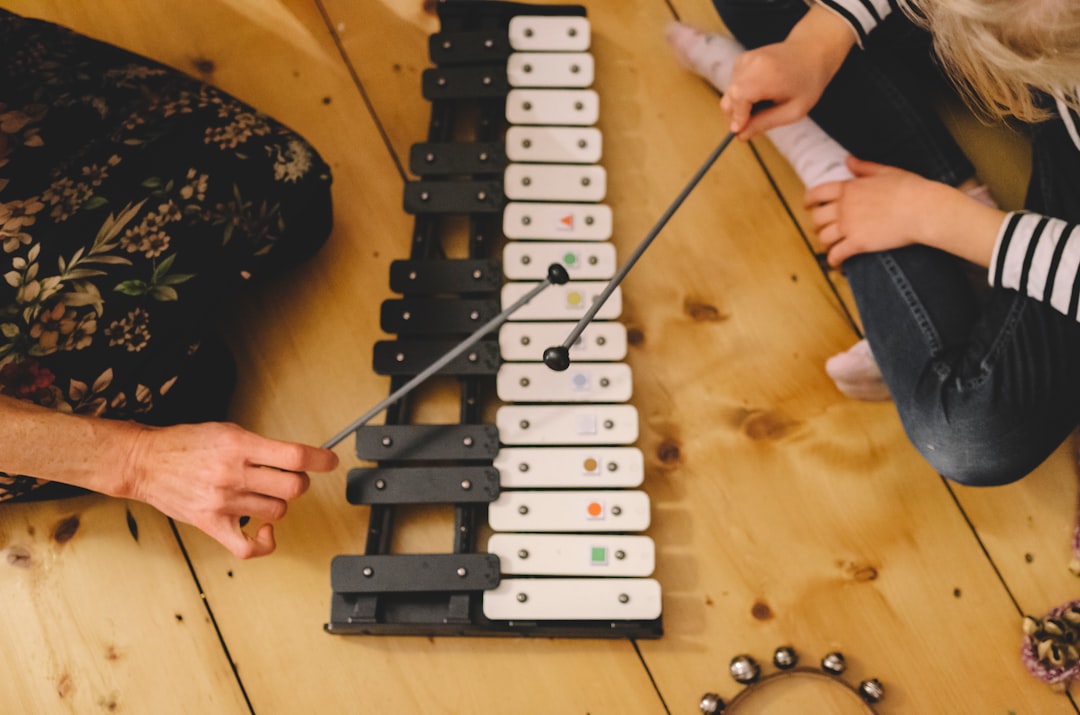 children hands learning