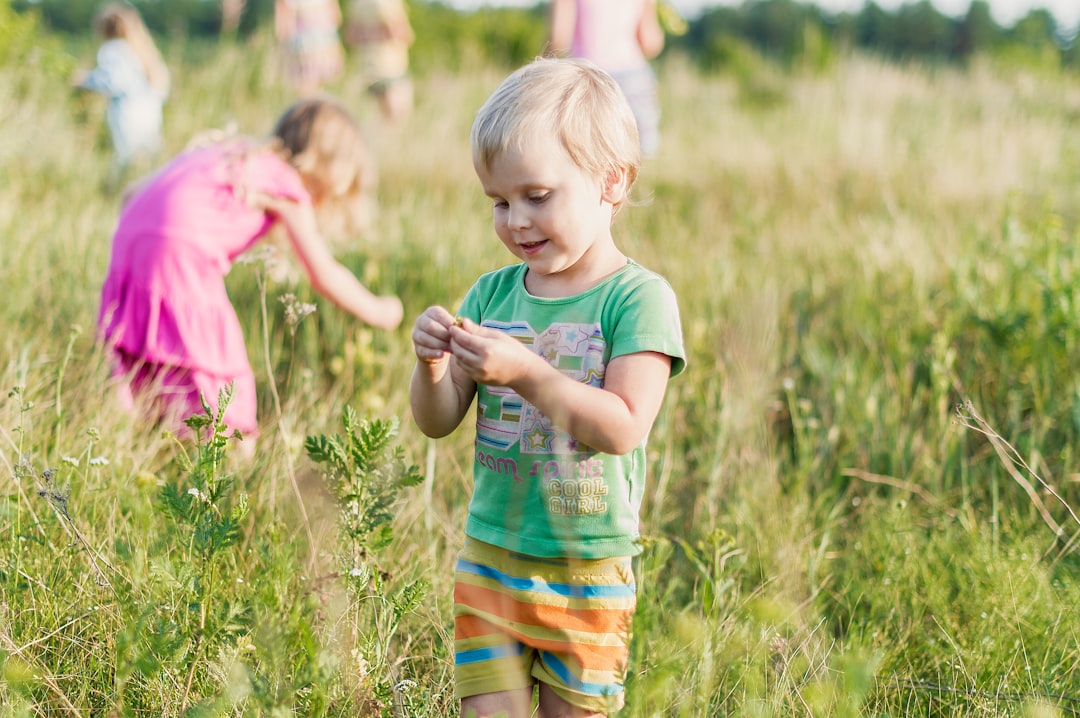 children outdoor nature