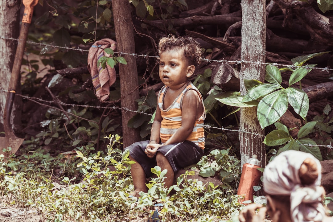children outdoor nature