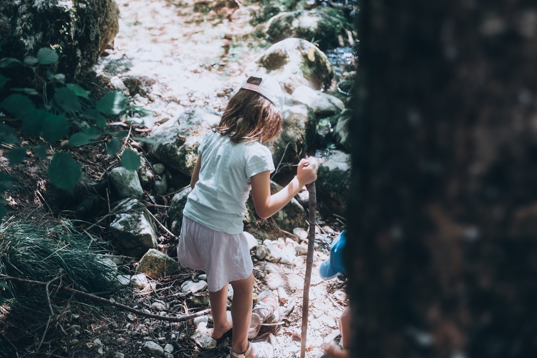 children outdoor nature