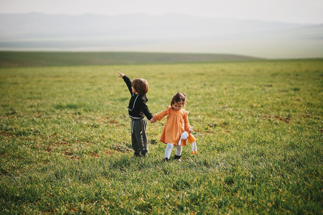 children outdoor nature