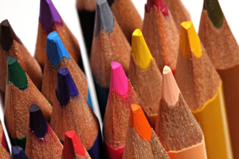 art supplies colorful
