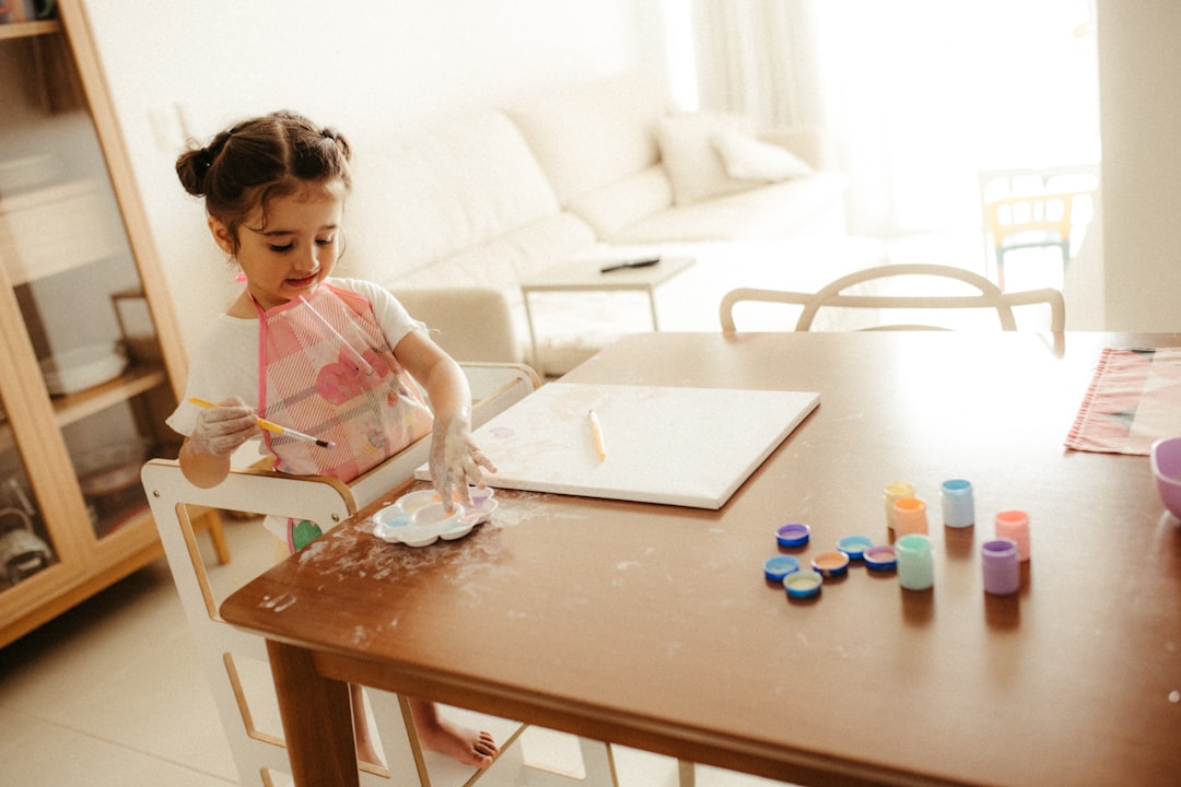 children hands learning