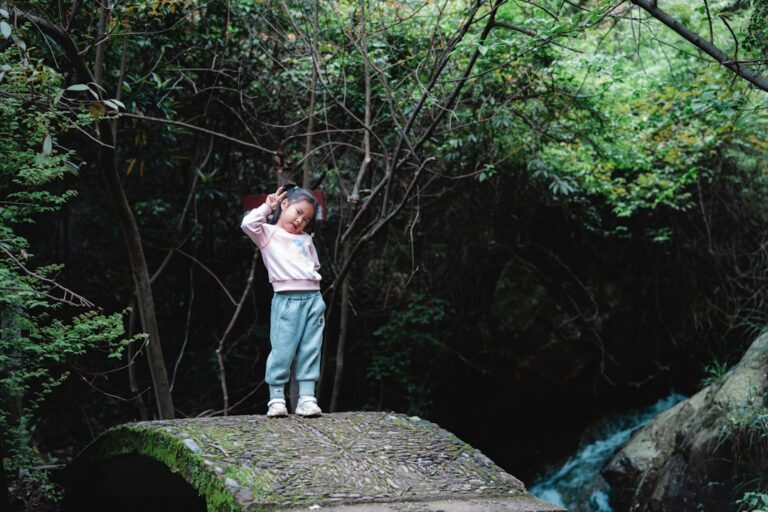 children outdoor nature