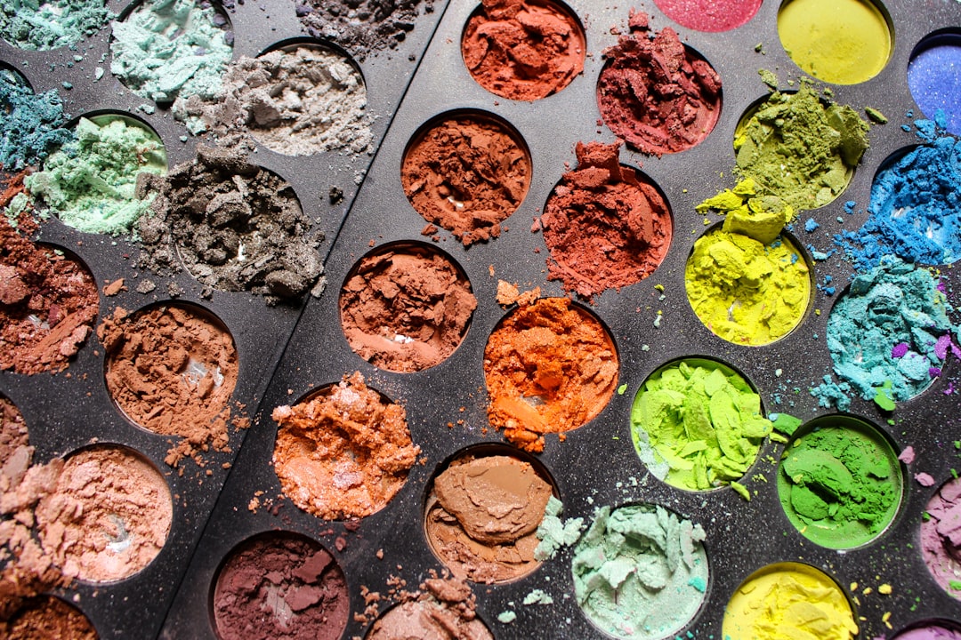 art supplies colorful