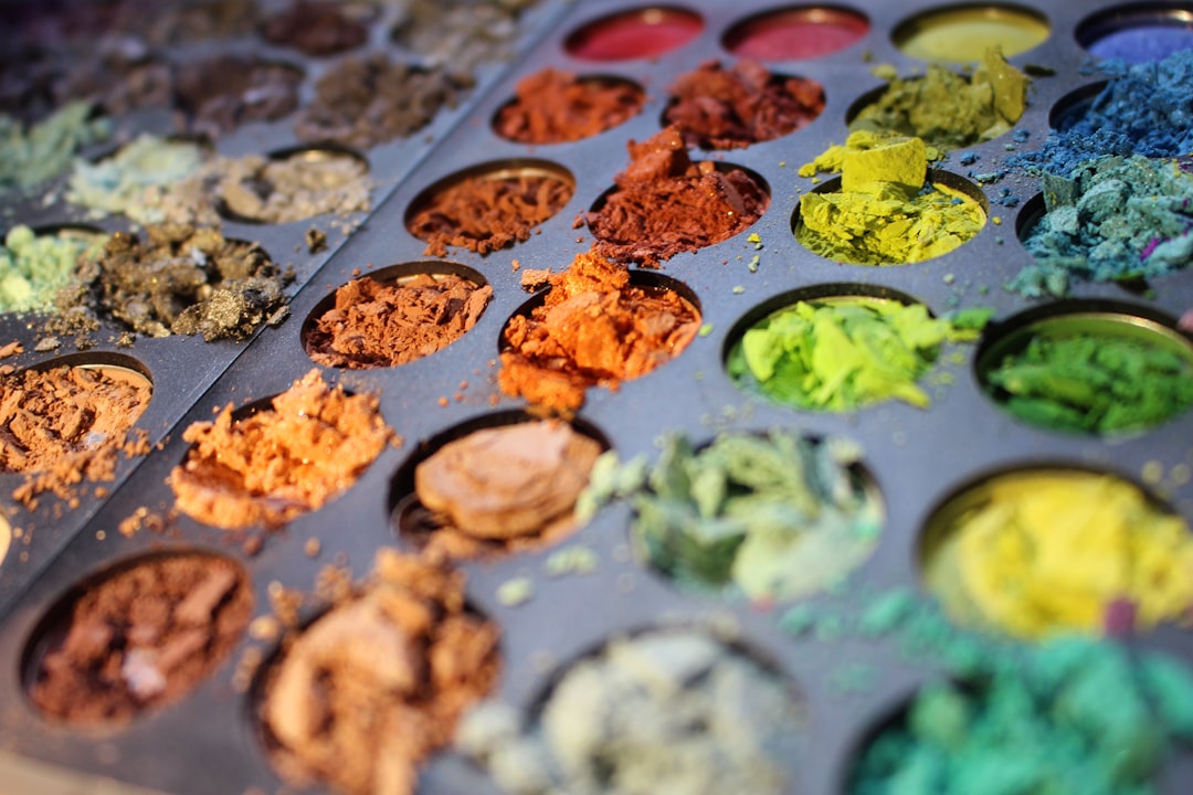 art supplies colorful