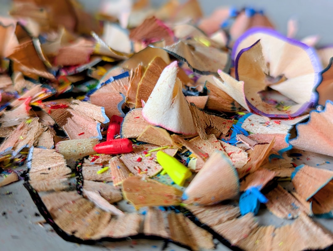 art supplies colorful