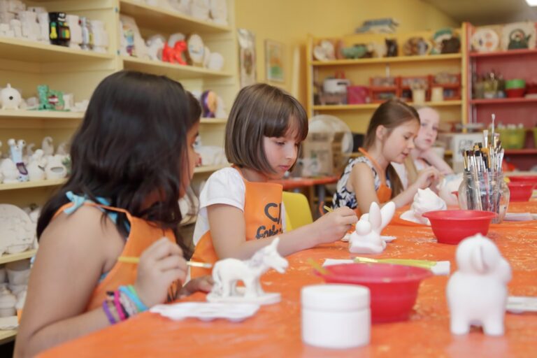 children hands learning
