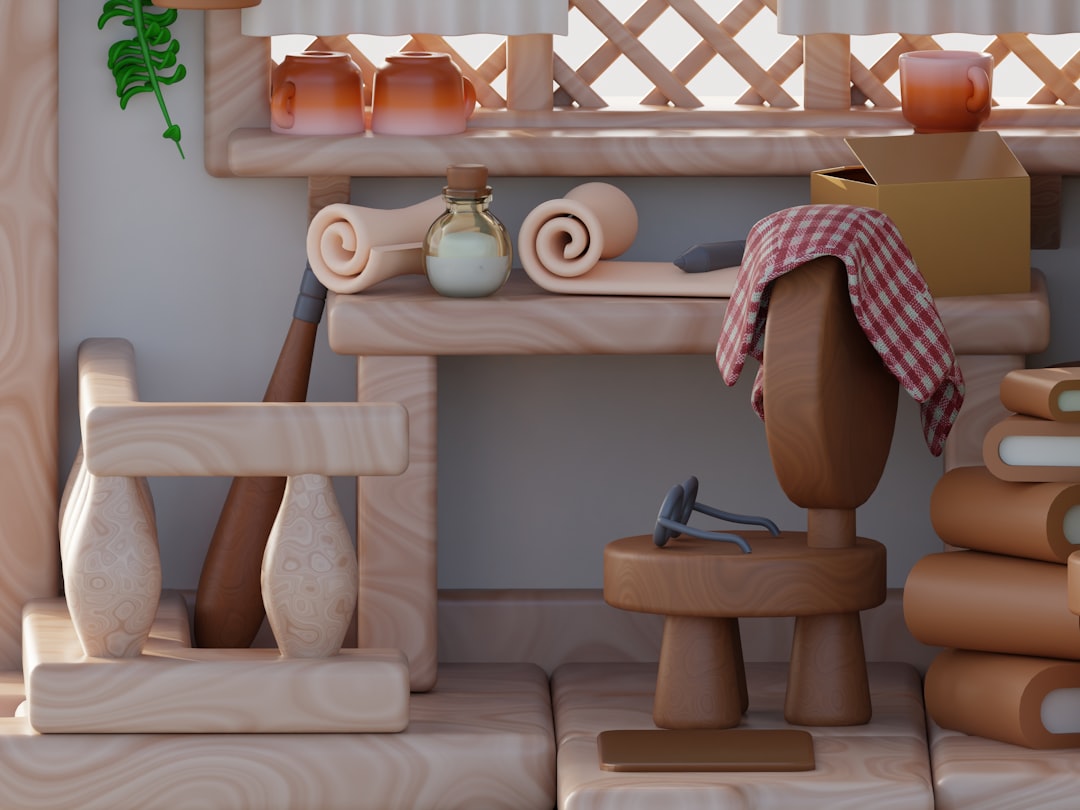 pedagogía Montessori en el aula - Materiales sensoriales Montessori organizados en estantería de madera
