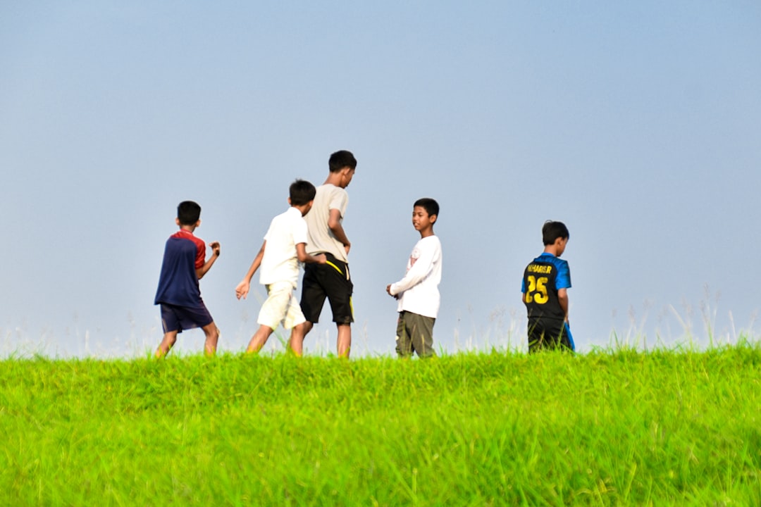 disputas fraternales - Hermanos jugando juntos en un ambiente preparado