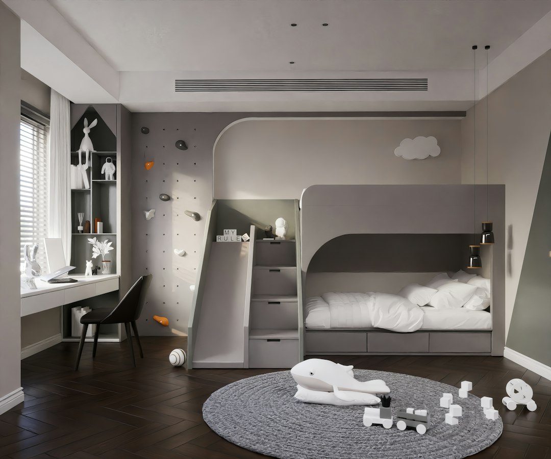 cama montessori litera - La cama baja facilita el acceso y la autonomía durante los primeros años.