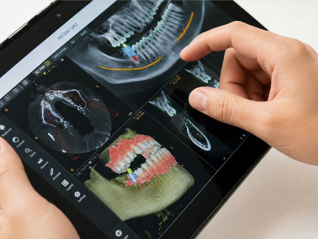 radiografía odontopediátrica - El acompañamiento adulto continúa después de la visita al dentista.